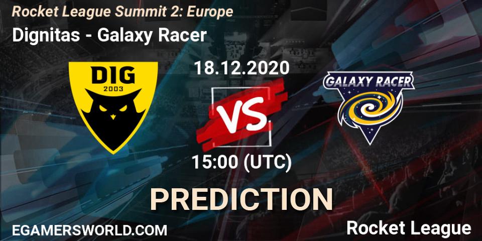 Dignitas - Galaxy Racer: прогноз. 18.12.2020 at 15:00, Rocket League, Rocket League Summit 2: Europe