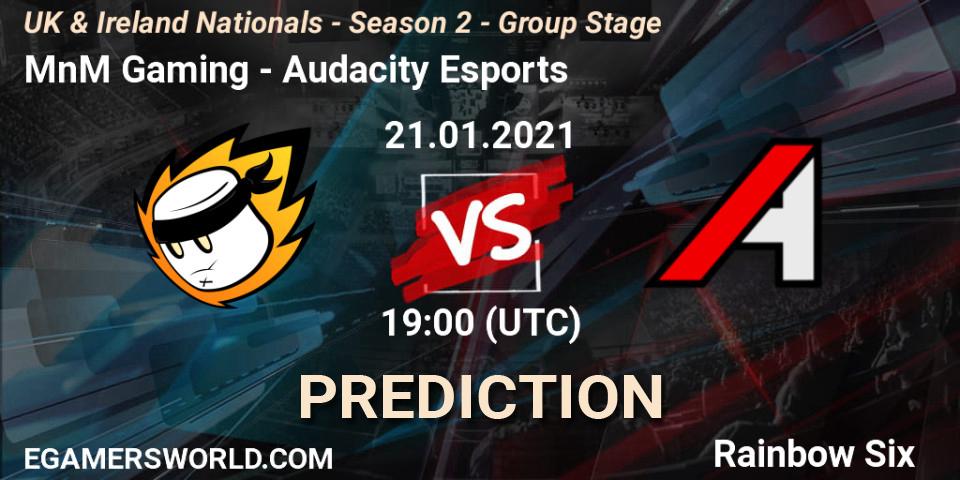 MnM Gaming - Audacity Esports: прогноз. 21.01.2021 at 19:00, Rainbow Six, UK & Ireland Nationals - Season 2 - Group Stage