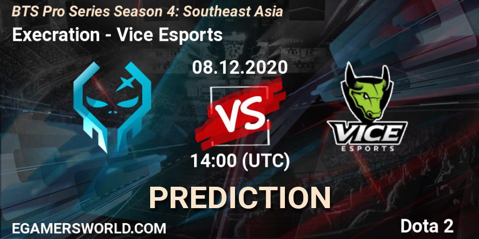 Execration - Vice Esports: прогноз. 08.12.2020 at 14:40, Dota 2, BTS Pro Series Season 4: Southeast Asia