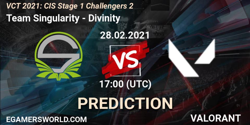 Team Singularity - Divinity: прогноз. 28.02.21, VALORANT, VCT 2021: CIS Stage 1 Challengers 2