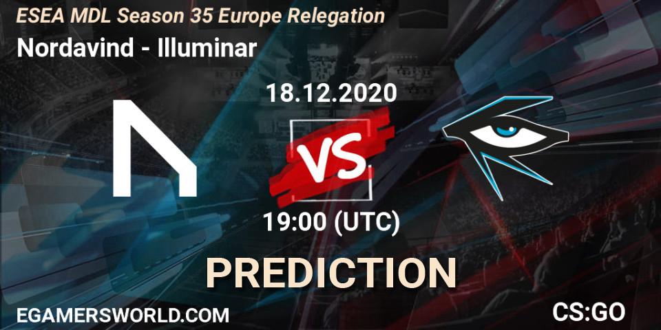 Nordavind - Illuminar: прогноз. 18.12.2020 at 19:00, Counter-Strike (CS2), ESEA MDL Season 35 Europe Relegation