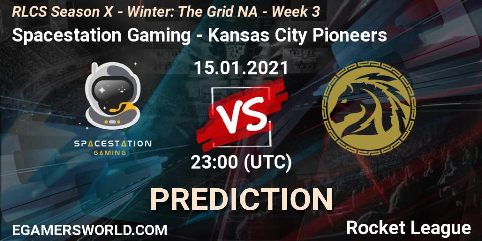 Spacestation Gaming - Kansas City Pioneers: прогноз. 15.01.2021 at 23:00, Rocket League, RLCS Season X - Winter: The Grid NA - Week 3