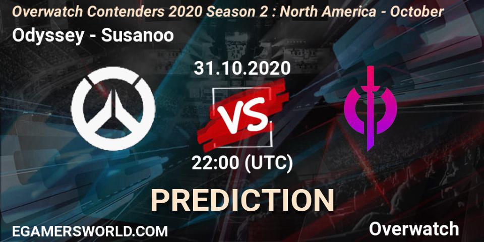 Odyssey - Susanoo: прогноз. 31.10.2020 at 22:00, Overwatch, Overwatch Contenders 2020 Season 2: North America - October