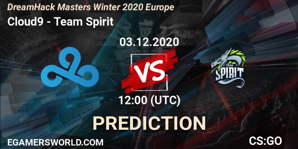 Cloud9 - Team Spirit: прогноз. 03.12.20, CS2 (CS:GO), DreamHack Masters Winter 2020 Europe
