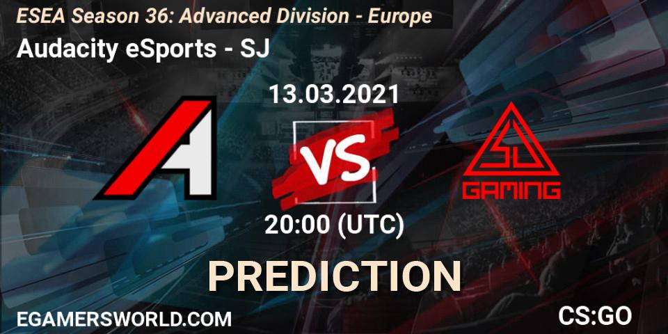 Audacity eSports - SJ: прогноз. 14.03.2021 at 20:00, Counter-Strike (CS2), ESEA Season 36: Europe - Advanced Division