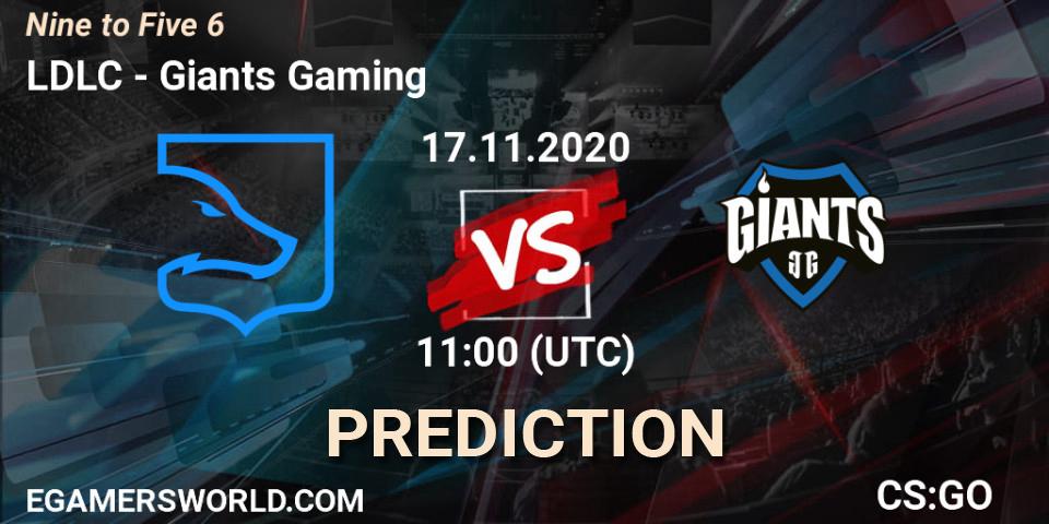 LDLC - Giants Gaming: прогноз. 17.11.2020 at 11:00, Counter-Strike (CS2), Nine to Five 6