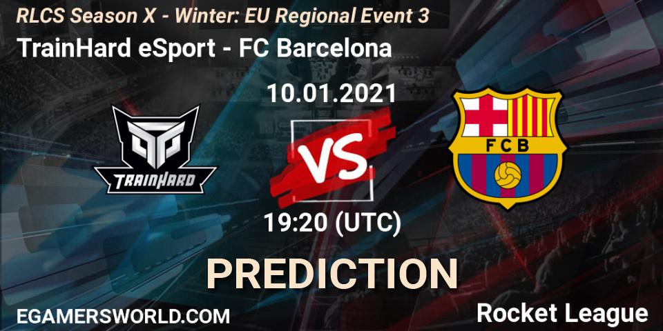 TrainHard eSport - FC Barcelona: прогноз. 10.01.21, Rocket League, RLCS Season X - Winter: EU Regional Event 3