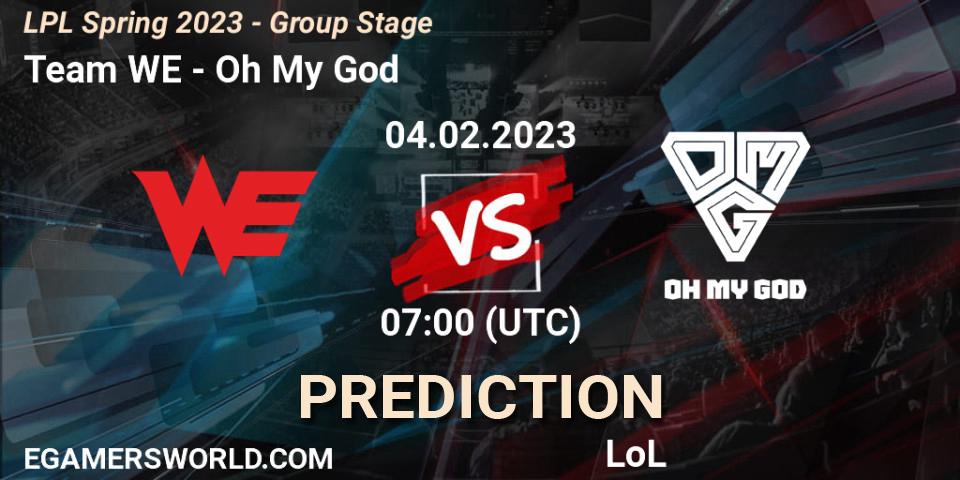 Team WE - Oh My God: прогноз. 04.02.23, LoL, LPL Spring 2023 - Group Stage
