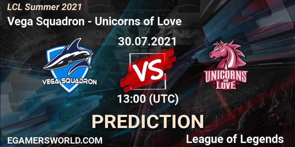 Vega Squadron - Unicorns of Love: прогноз. 30.07.21, LoL, LCL Summer 2021