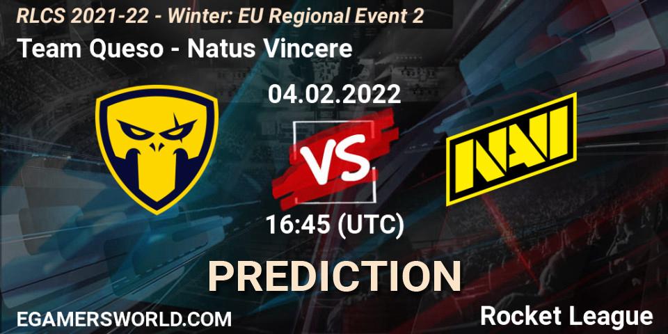 Team Queso - Natus Vincere: прогноз. 04.02.2022 at 16:45, Rocket League, RLCS 2021-22 - Winter: EU Regional Event 2