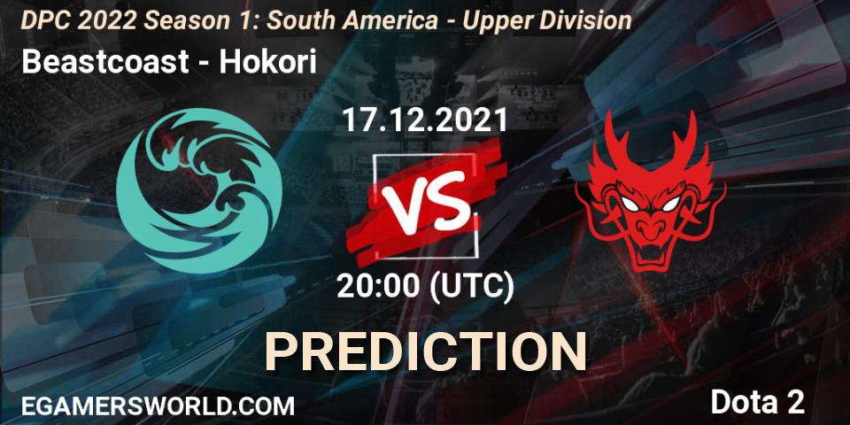 Beastcoast - Hokori: прогноз. 17.12.2021 at 20:11, Dota 2, DPC 2022 Season 1: South America - Upper Division