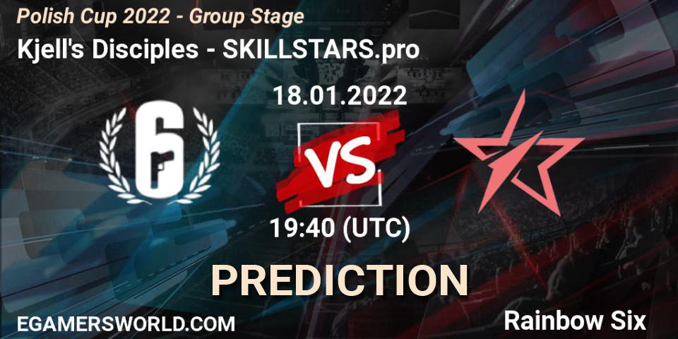 Kjell's Disciples - SKILLSTARS.pro: прогноз. 18.01.2022 at 19:40, Rainbow Six, Polish Cup 2022 - Group Stage