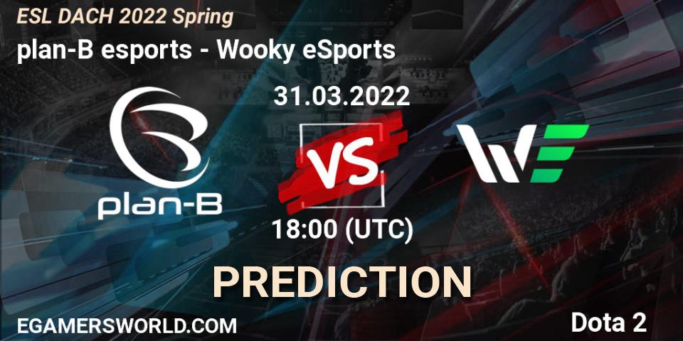 plan-B esports - Wooky eSports: прогноз. 31.03.2022 at 18:11, Dota 2, ESL Meisterschaft Spring 2022