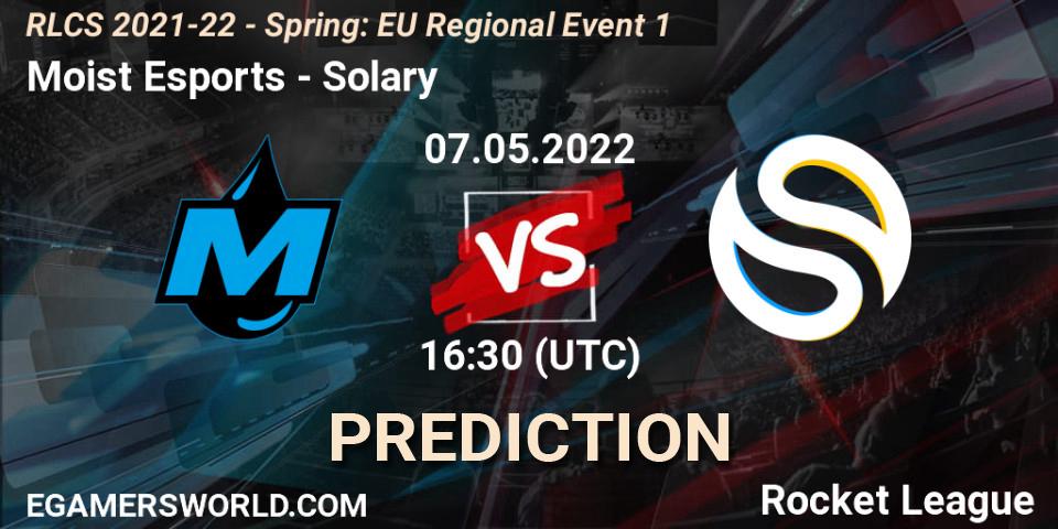 Moist Esports - Solary: прогноз. 07.05.2022 at 16:45, Rocket League, RLCS 2021-22 - Spring: EU Regional Event 1