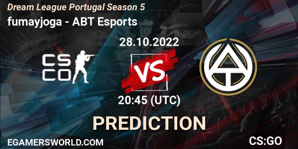 fumayjoga - ABT Esports: прогноз. 28.10.22, CS2 (CS:GO), Dream League Portugal Season 5