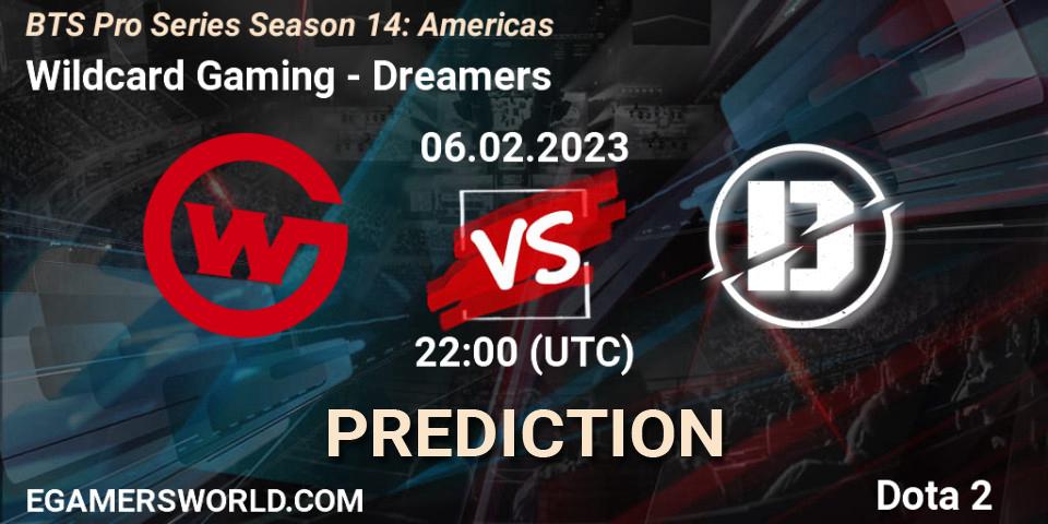 Wildcard Gaming - Dreamers: прогноз. 06.02.23, Dota 2, BTS Pro Series Season 14: Americas