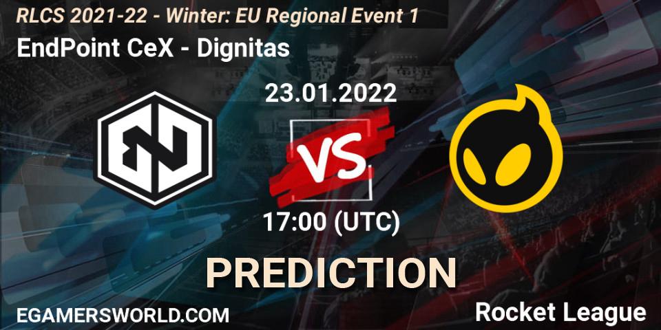 EndPoint CeX - Dignitas: прогноз. 23.01.2022 at 16:45, Rocket League, RLCS 2021-22 - Winter: EU Regional Event 1