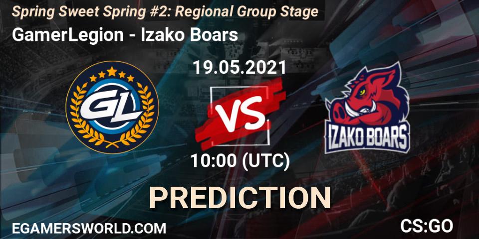 GamerLegion - Izako Boars: прогноз. 19.05.21, CS2 (CS:GO), Spring Sweet Spring #2: Regional Group Stage