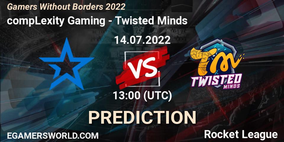 compLexity Gaming - Twisted Minds: прогноз. 14.07.22, Rocket League, Gamers Without Borders 2022