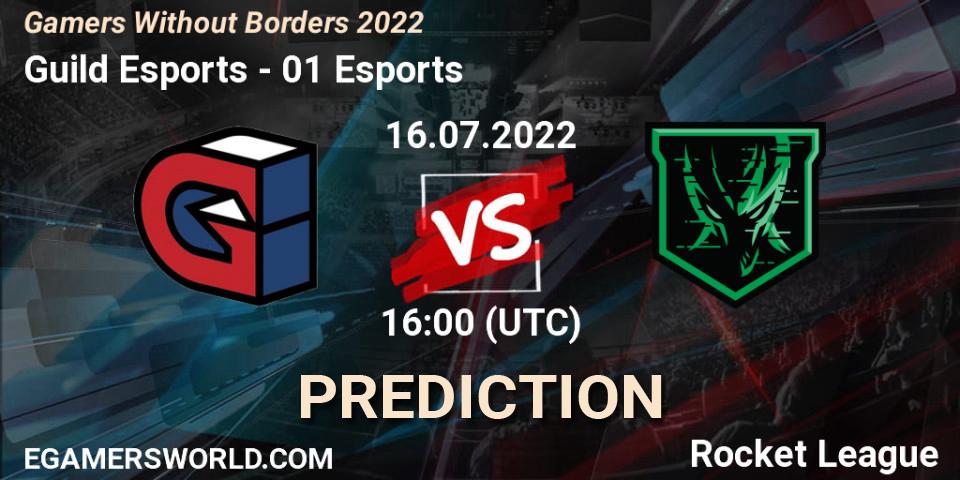 Guild Esports - 01 Esports: прогноз. 16.07.2022 at 16:00, Rocket League, Gamers Without Borders 2022