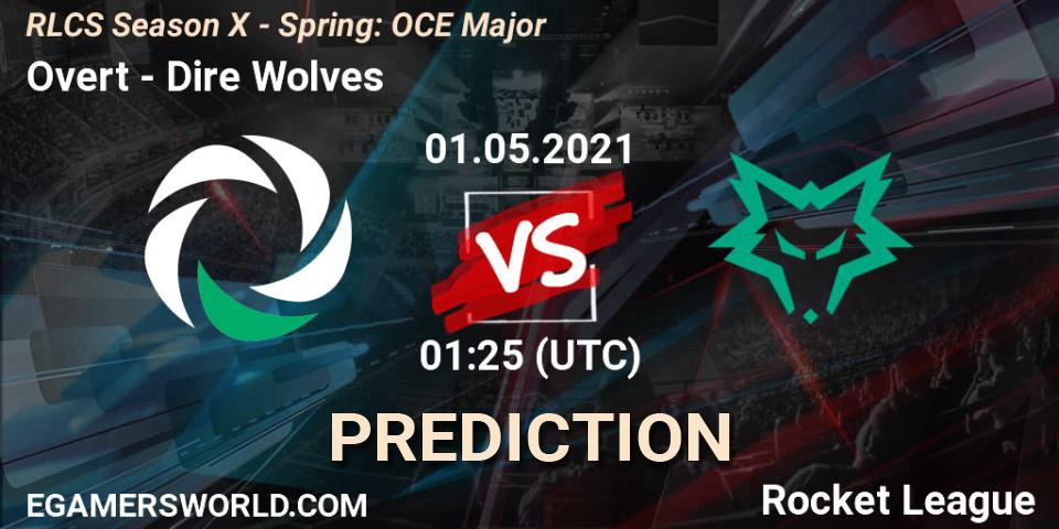 Overt - Dire Wolves: прогноз. 01.05.2021 at 01:25, Rocket League, RLCS Season X - Spring: OCE Major