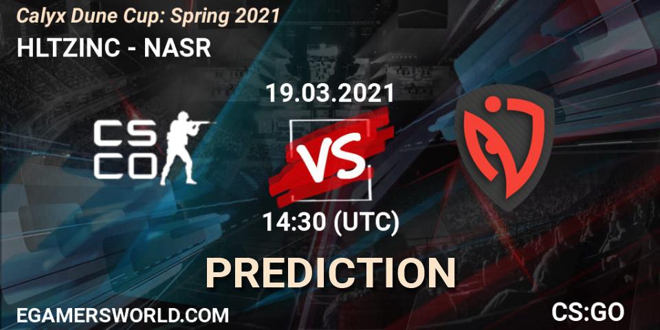 HLTZINC - NASR: прогноз. 19.03.2021 at 14:50, Counter-Strike (CS2), Calyx Dune Cup: Spring 2021