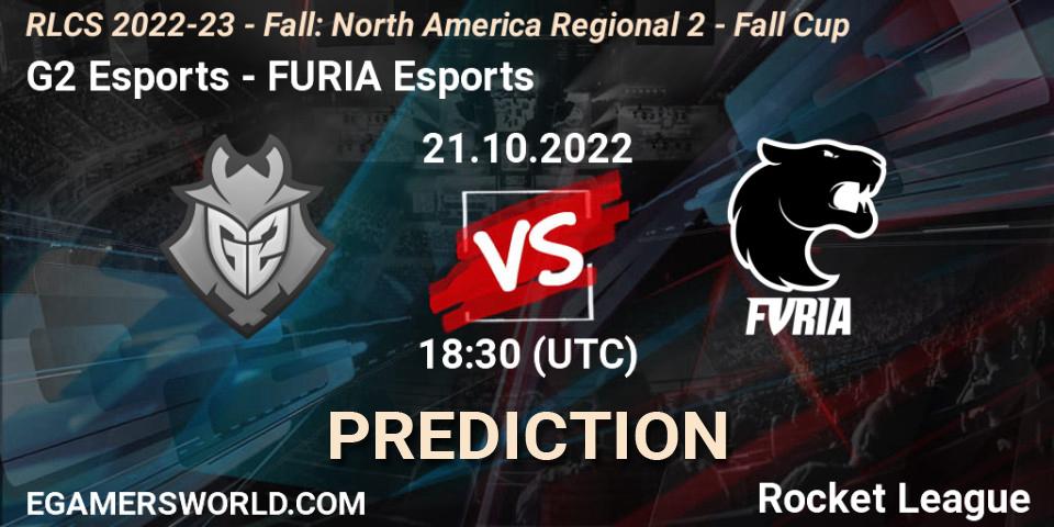 G2 Esports - FURIA Esports: прогноз. 21.10.2022 at 18:30, Rocket League, RLCS 2022-23 - Fall: North America Regional 2 - Fall Cup