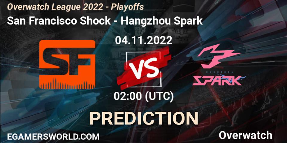 San Francisco Shock - Hangzhou Spark: прогноз. 04.11.22, Overwatch, Overwatch League 2022 - Playoffs