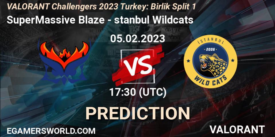 SuperMassive Blaze - İstanbul Wildcats: прогноз. 05.02.23, VALORANT, VALORANT Challengers 2023 Turkey: Birlik Split 1