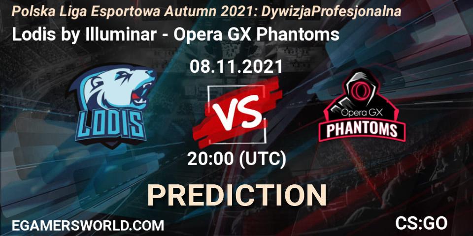 Lodis by Illuminar - Opera GX Phantoms: прогноз. 08.11.2021 at 20:00, Counter-Strike (CS2), Polska Liga Esportowa Autumn 2021: Dywizja Profesjonalna
