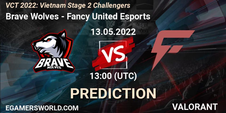 Brave Wolves - Fancy United Esports: прогноз. 13.05.2022 at 14:00, VALORANT, VCT 2022: Vietnam Stage 2 Challengers