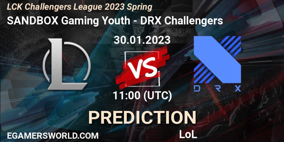 SANDBOX Gaming Youth - DRX Challengers: прогноз. 30.01.23, LoL, LCK Challengers League 2023 Spring
