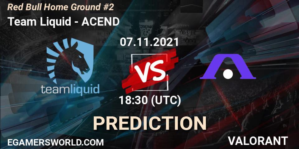 Team Liquid - ACEND: прогноз. 07.11.2021 at 17:05, VALORANT, Red Bull Home Ground #2