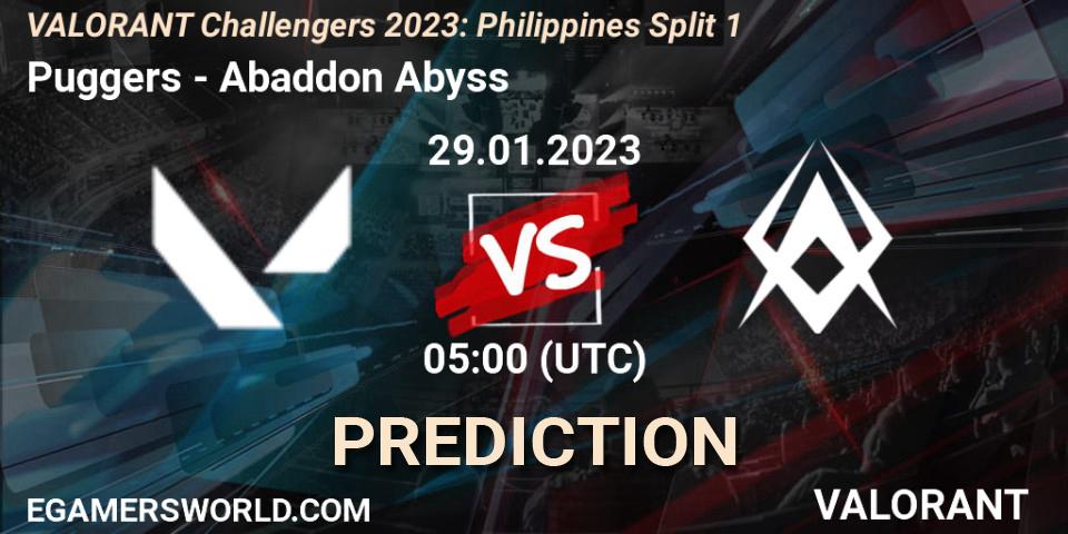 Puggers - Abaddon Abyss: прогноз. 29.01.23, VALORANT, VALORANT Challengers 2023: Philippines Split 1