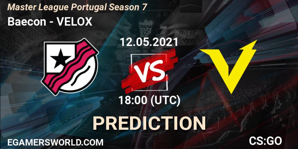 Baecon - VELOX: прогноз. 12.05.21, CS2 (CS:GO), Master League Portugal Season 7