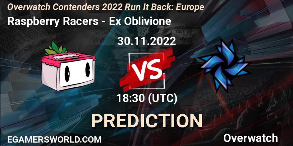 Raspberry Racers - Ex Oblivione: прогноз. 28.11.2022 at 17:00, Overwatch, Overwatch Contenders 2022 Run It Back: Europe