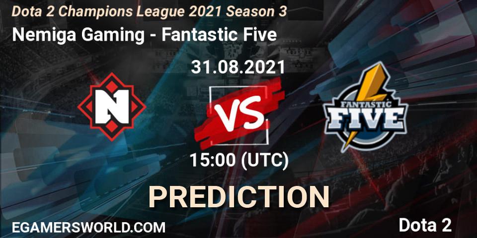 Nemiga Gaming - Fantastic Five: прогноз. 31.08.2021 at 15:18, Dota 2, Dota 2 Champions League 2021 Season 3