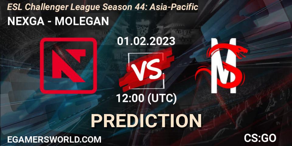 NEXGA - MOLEGAN: прогноз. 01.02.23, CS2 (CS:GO), ESL Challenger League Season 44: Asia-Pacific