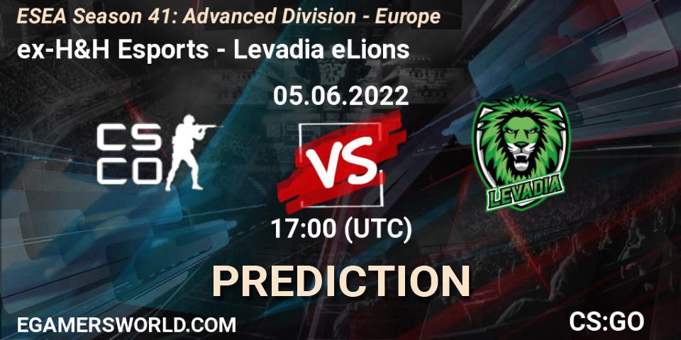 ex-H&H Esports - Levadia eLions: прогноз. 05.06.2022 at 17:00, Counter-Strike (CS2), ESEA Season 41: Advanced Division - Europe