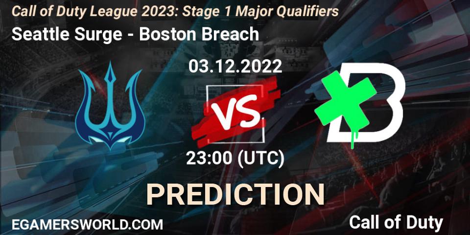 Seattle Surge - Boston Breach: прогноз. 03.12.2022 at 23:00, Call of Duty, Call of Duty League 2023: Stage 1 Major Qualifiers