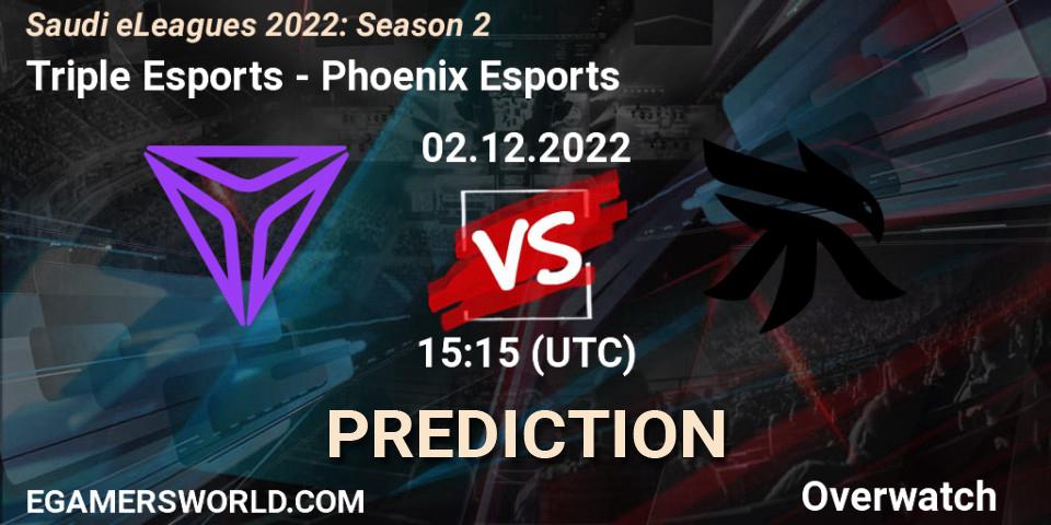 Triple Esports - Phoenix Esports: прогноз. 02.12.22, Overwatch, Saudi eLeagues 2022: Season 2