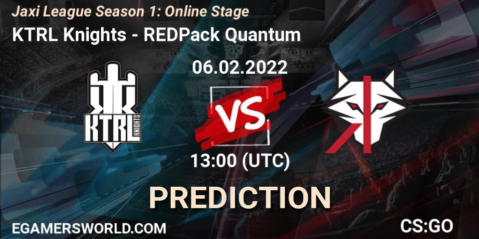 KTRL Knights - REDPack Quantum: прогноз. 06.02.2022 at 13:00, Counter-Strike (CS2), Jaxi League Season 1: Online Stage