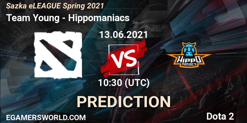 Team Young - Hippomaniacs: прогноз. 13.06.2021 at 10:43, Dota 2, Sazka eLEAGUE Spring 2021