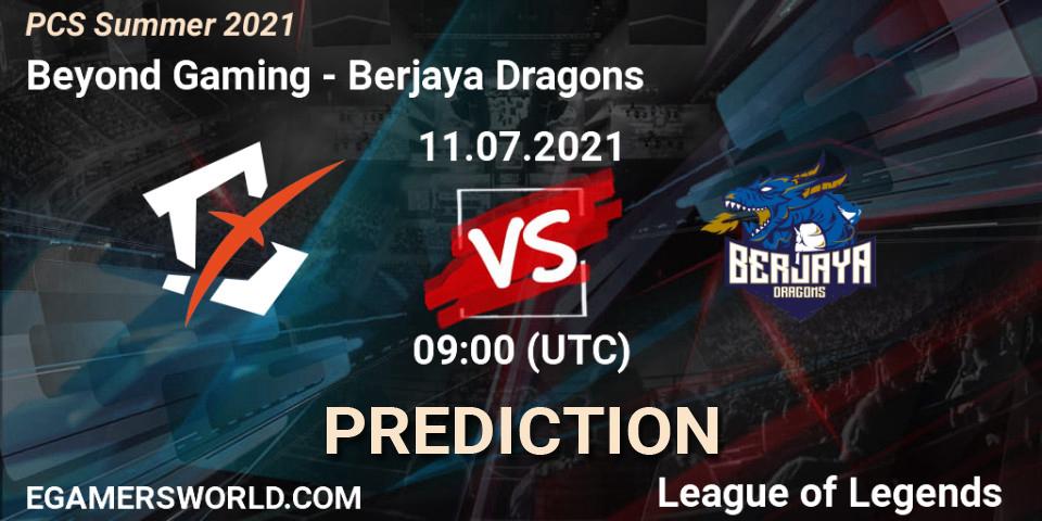 Beyond Gaming - Berjaya Dragons: прогноз. 11.07.2021 at 09:20, LoL, PCS Summer 2021