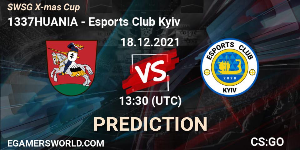 1337HUANIA - Esports Club Kyiv: прогноз. 18.12.21, CS2 (CS:GO), SWSG X-mas Cup