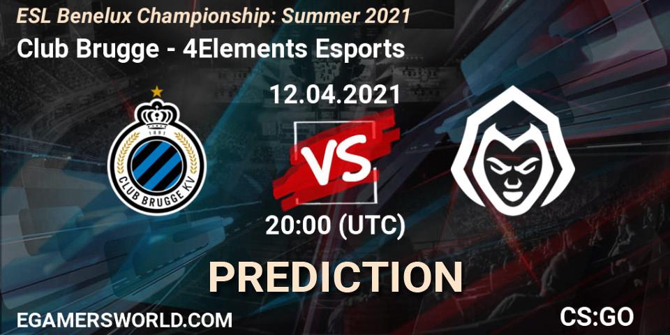 Club Brugge - 4Elements Esports: прогноз. 12.04.2021 at 20:00, Counter-Strike (CS2), ESL Benelux Championship: Summer 2021