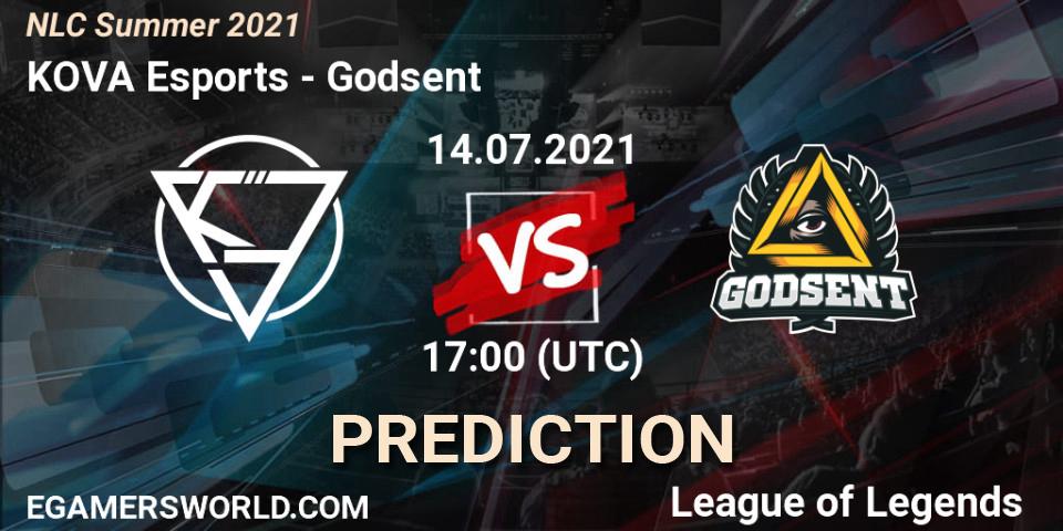 KOVA Esports - Godsent: прогноз. 14.07.2021 at 17:00, LoL, NLC Summer 2021