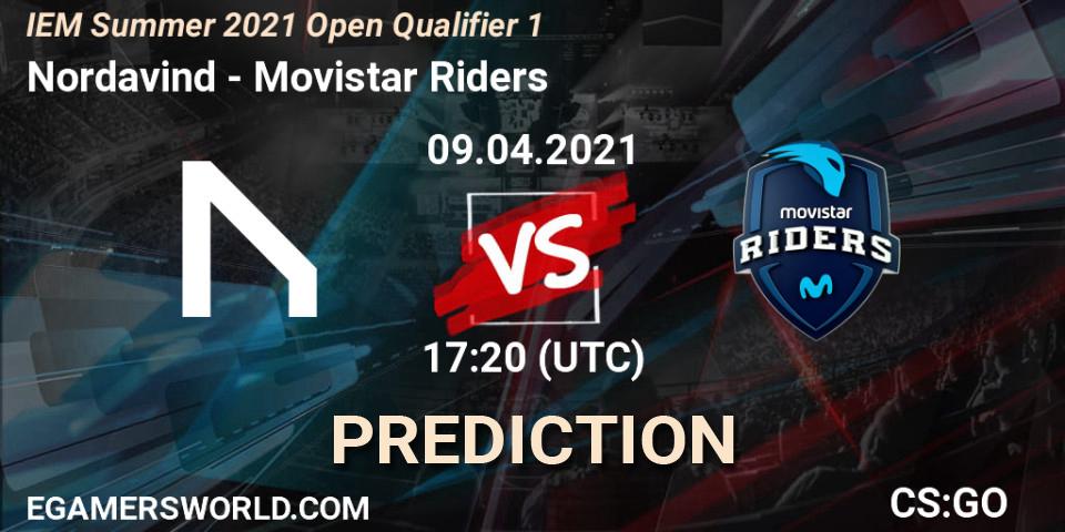 Nordavind - Movistar Riders: прогноз. 09.04.2021 at 17:20, Counter-Strike (CS2), IEM Summer 2021 Open Qualifier 1