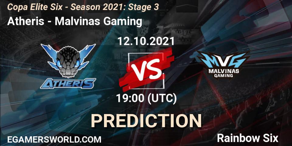 Atheris - Malvinas Gaming: прогноз. 12.10.21, Rainbow Six, Copa Elite Six - Season 2021: Stage 3