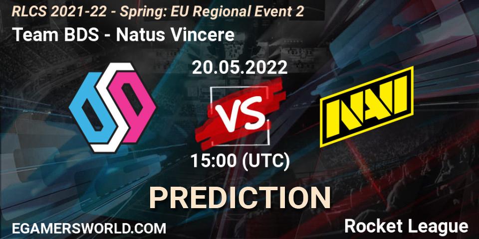 Team BDS - Natus Vincere: прогноз. 20.05.2022 at 15:00, Rocket League, RLCS 2021-22 - Spring: EU Regional Event 2